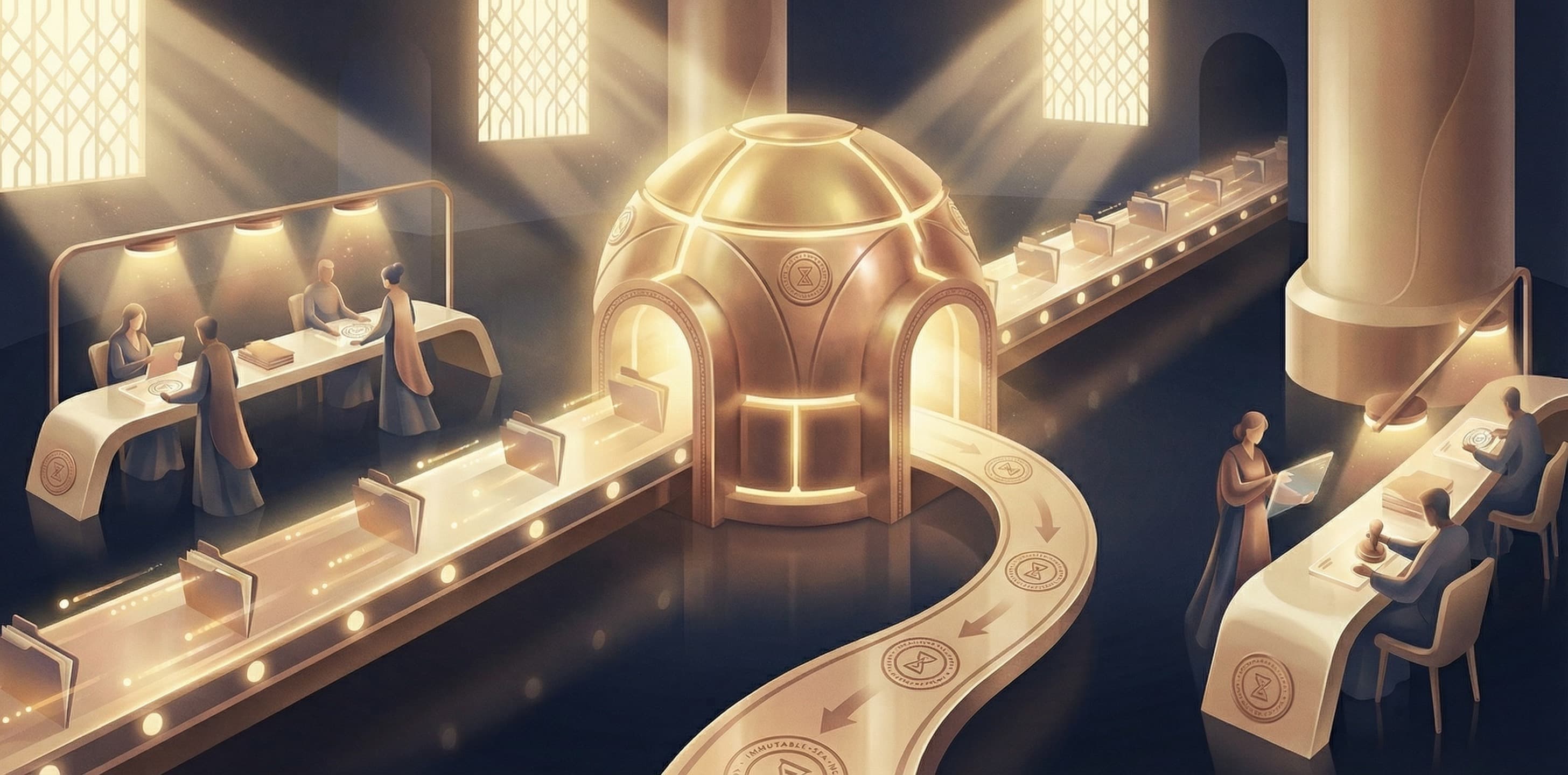 Compliance evidence operations center scene for audit-ready evidence packet automation