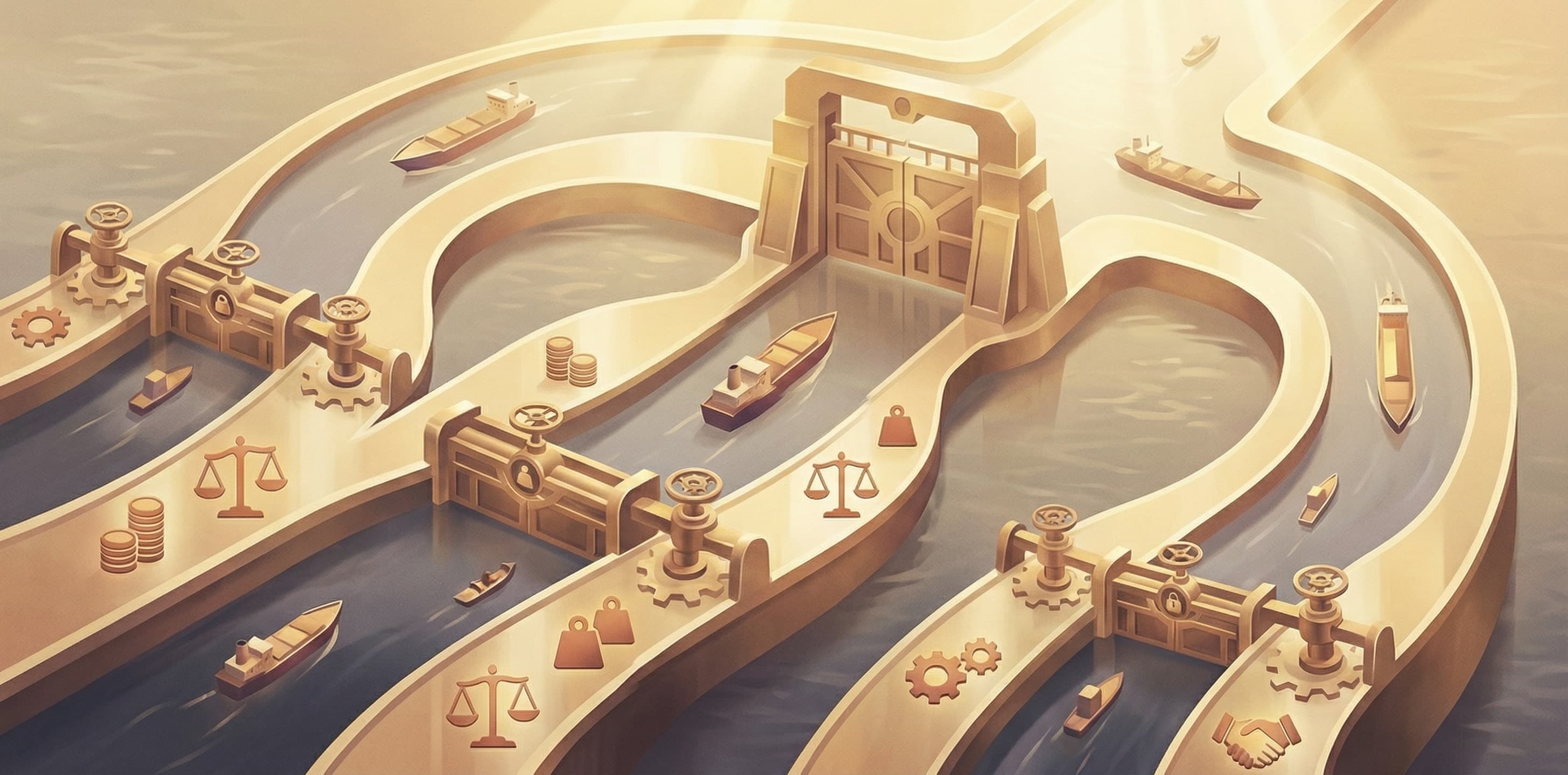 Model operations command center visual focused on cost, latency, and reliability signals